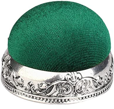 Nadelkissen Nähen, Flanell-Samt-Nadelkissenhalter, Nadelhalter mit weicher Textur, Vintage Nähzubehör mit exquisiten Mustern, Aluminium-Grundmuster für Fortgeschrittene, Zuhause, Jungen, Begi