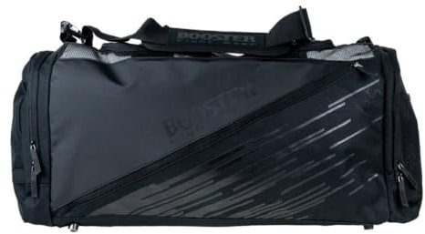 Booster Fightgear Sporttasche Performance Schwarz - Funktionelle Trainingstasche Gym Tasche für Kampfsport Fitness Boxen Muay Thai
