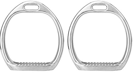 Beufee 1 Paar Westernsattel, Westernsteigbügel, Steigbügel Für Sattel, Sattelsteigbügel, Aluminium-Leder-Profil, Reitsteigbügel Für Pferde