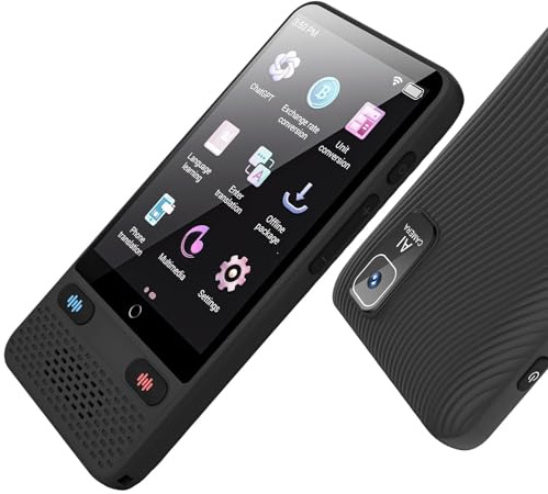 Language Translator Device,2025 Latest Two-Way Language Translator in 138 Languages, Online/Offline/AI/Voice/Photo Translation, Standy 240H, Portable Instant Translator for Business,Study & Travel