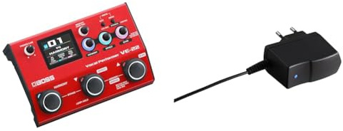 BOSS VE-22 Vocal Performer | Moderner Multieffekt-Prozessor für Sänger & PSA-230 Netzteil