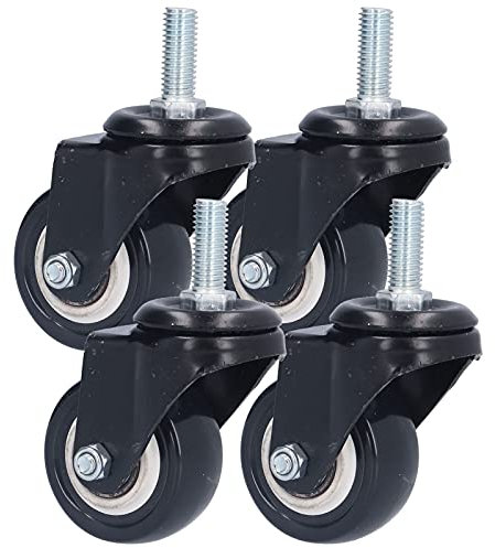Ruote con Stelo, Ruote Girevoli con Grande capacità di Carico, Stabili e Durevoli per Macchinari per Apparecchiature Mediche (niente freni)