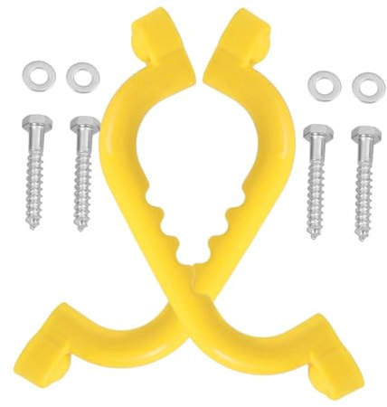 CIYODO 2stücke Spielplatz-sicherheitsgriff rutschfeste Kunststoff-Griffe Für Junge Mädchen Spielgeräte Geeignet Für Kletter Schaukelrahmen Robust Und Sicher Für Indoor Und Outdoor Aktivit
