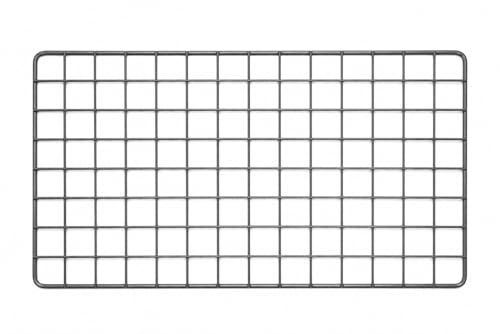 MADA Rejilla organizadora metálica para Pared 80x40 cm – Panel Decorativo para Fotos, Notas y Accesorios – Organizador Multiusos para hogar y Oficina – Gris