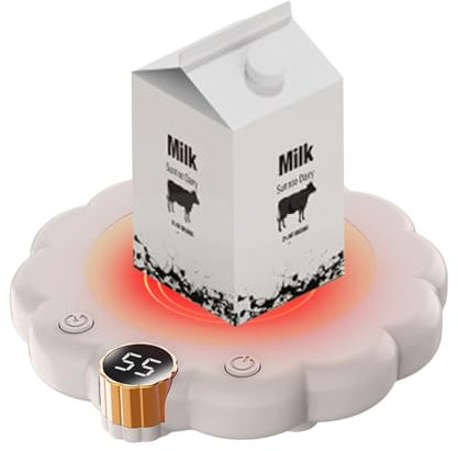 Chauffe Tasse À Café, Réchauffe Tasse À Café avec 3 Réglages De Températur, Chauffe Tasse Intelligent, Chauffe Boissons Électrique, plaques Chauffante À Café pour Tasses en Céramique