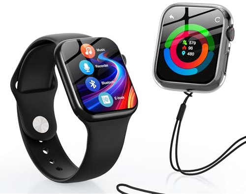 SWOFY Lettore MP3 Bluetooth 5.3 da 32 GB, touch screen, cinturino da polso – registrazione HiFi, fitness tracker, design del braccialetto sportivo/corsa/palestra (nero)