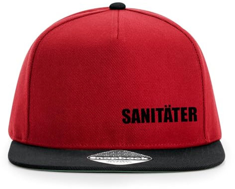 Huuraa Kappe Sanitäter Schriftzug Geschenk Red Sanitäter Souvenir