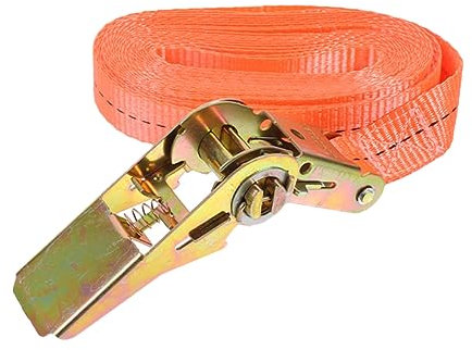 HOMSFOU Ratschen-spanngurt Schwerlast-zurrgurt Mit Cam-Lock-Verschluss Einsetzbarer Lastentransport Und Gepäckbefestigung Orange