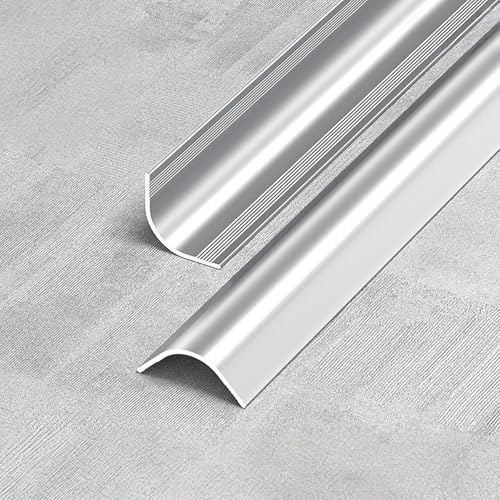 Coayuou Eckschutzkanten Aus Aluminium Winkelleiste 100cm* 3 Stück Fliesenprofil Robuster Und Eleganter Vermeiden Sie Kratzer Und Schäden An Ecken Und Kanten In Ihrem Zuhause(Silver,30mm)