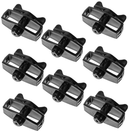NUOBESTY Lot de 8 Tendeurs de Câble en Plastique ABS Noir Outil de Tension Portable pour Clôture et Jardin Tendeur de Fil Robuste pour Câble Métallique et Corde Adapté à Usage Extérieur