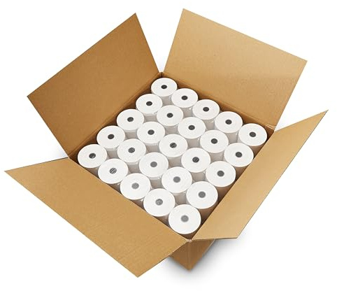 CLOVER POS 3-1/8 x 230' THERMAL RECEIPT PAPER BPA FREE - 50 NEW ROLLS