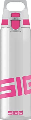 Sigg - Tritan Trinkflasche - Total Clear ONE Berry - Für Kohlensäurehaltige Getränke Geeignet - Spülmaschinenfest - Auslaufsicher - Federleicht - Kratzfest - BPA-frei - Pink - 0,75L