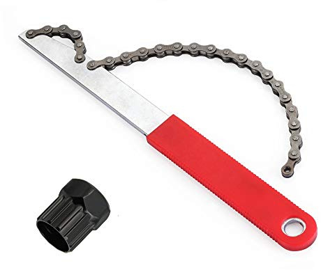 TAORANJU Bike Cycle Maintenance Repair Tool, Bike Chain Wheel Cassette Removal Tool with Chain Whip