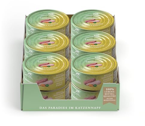 Terra Felis Manzo & Coniglio, Famousse cibo umido per gatti, 12x80g