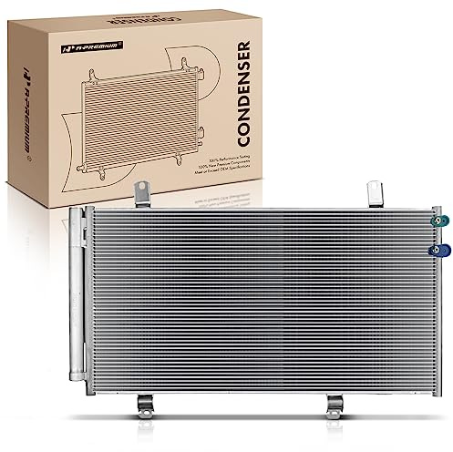 A-Premium Air Conditioning A/C Condenser Compatible with Toyota Camry 2007-2011, Avalon 2005-2012, Venza 2009-2016 & Lexus ES350 2007-2012, Replace# 8846006210