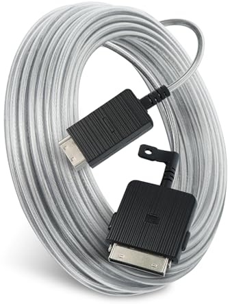 VG-SOCR15/ZA Frame One Connect Cable Compatible with Samsung QLED 4K The Frame TV 15m/49ft Fiber Optics for QN43/50/55/65/75/85 LS03FAF/LS03RAF/LS03BAF/LS03TAF/LS03DAF/LS03AAF