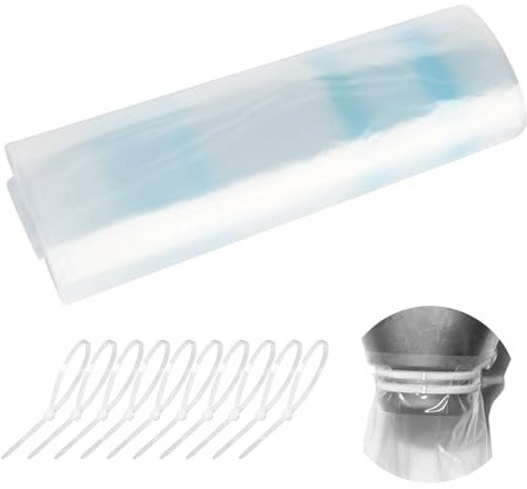 Trendecor Tubo per grondaia, 10 m, diametro 200 mm, con 6 fascette per cavi, tubo di scarico, tubo per grondaia, per imballaggio di tubi di scarico