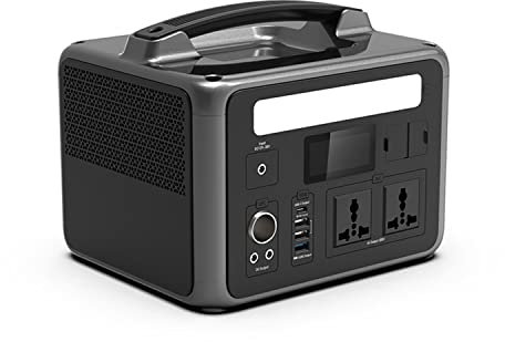 HTDRE Centrale électrique Portable de Stockage d'énergie 600 W, générateur Solaire de Charge extérieur, Batterie au Lithium Mobile 152 800 mAh, avec Prises Secteur, 110 V