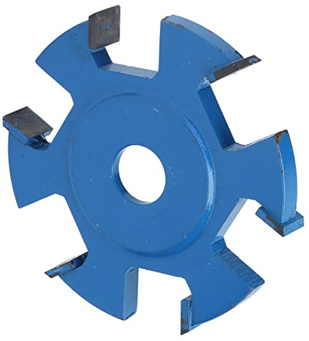 Angle Grinder Disque de Sculpture en Bois, Disque de Tronçonneuse pour Moulin d'Angle de Carbone en Acier de Sculpture de Sculpture Bois 6 Dents en Bois Frappeur Mouton de Mouche à Souper de Dents