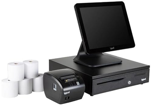 TPV AIO 15 avec écran Tactile, 80 Impressions/Min, Design Compact, idéal pour Le Commerce de détail et l'hôtellerie.