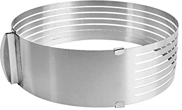 Oilmal Stainless Steel Cake Slicing Accessories For Cutting Layers-Adjustable Cake Slicer-Mold Baking Tool For Kitchen Bread-slicer Machine For Homemade-bread Adjustable