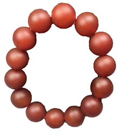 XYNSNDB Tibetansk Red Agate Dzi Bead Armband Nine Eyes Dzi Bead Armband