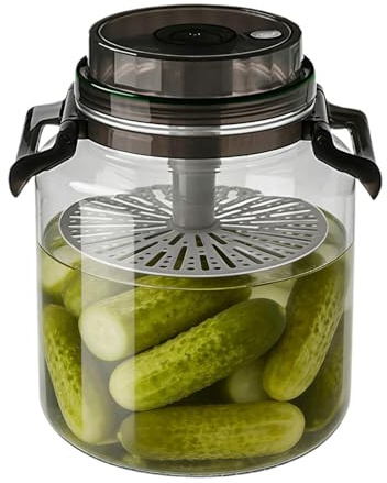Olivburk 5 liter lufttät jäsningsburk med ett handtag