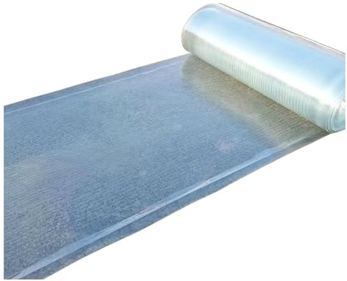 Hoja de techo de policarbonato transparente impermeable de 0,8 mm, placas de iluminación diurna duraderas para garaje y uso al aire libre, paneles de techo de plástico resistentes a la intemperie