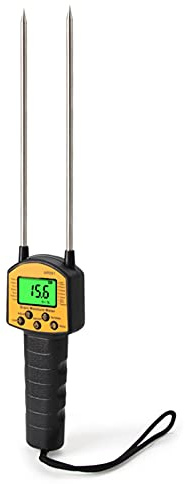 Igrometro Professionale Misuratore di umidità del grano Igrometro digitale Tester digitale for 14 tipi di raggio di mais grano riso farina di frumento di fagiolo foraggio