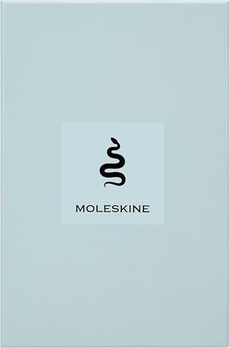 Moleskine Taccuino Precious & Ethical Anno Del Serpente, Taccuino a Righe con Con Copertina Rigida in Tessuto, Copertina Vegana Certificata VEGEA, Con Gift Box Riutilizzabile, Formato Large 13 x 21 cm