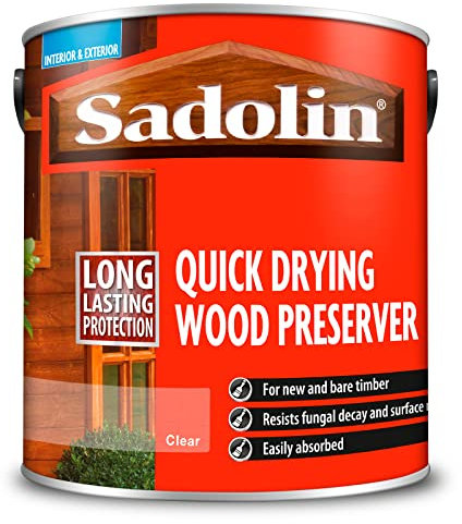 Sadolin Quick Drying Wood Preserver 2.5 litre Clear