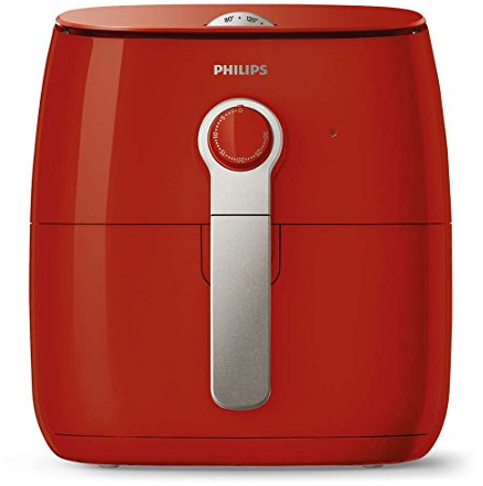 Philips Viva 2 1425W Turbostar Multi-Cooker Airfryer - Red HD9621/36 (Renewed)