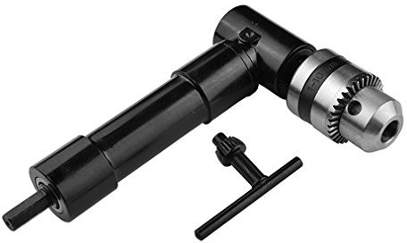 Adattatore per mandrino ad angolo retto a 90 gradi con testa in metallo e attacco per mandrino da 90 mm