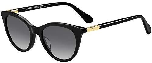 Kate Spade Janalynn/s 807/WJ BLACK Sunglasses Unisex Acetate, Standard, 19