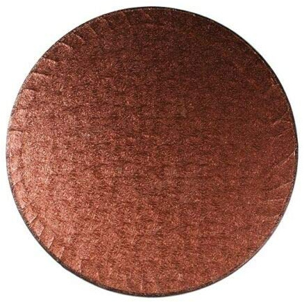 TRTO 1Pcs 22MM Brown Color Cake Boards Round Drum Single Boards Easy to Use and Cleans