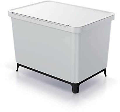 Recycling-Sortiersystem 4x10L Farbe weiß KEDEN