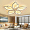 Sky angle LED Deckenleuchte Mit Fernbedienung Dimmbar Schlafzimmer Lampe, Kreative Blumenform Design Wohnzimmer Deckenlicht(5 Köpfe/Ø63cm/24.8in)