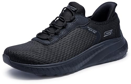 Skechers Donna Scarpe da Ginnastica Hands-Free Slip-Ins Bobs Squad Chaos Daily Inspiration | Sneaker casual, slip-ins, plantare in memory foam, cuscino per tallone, suola flessibile, lacci elasticizzati, senza lacci