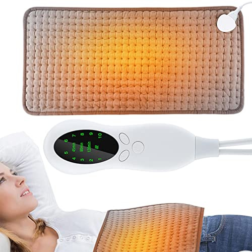 SKUDA Almohadilla térmica eléctrica,Colchoneta eléctrica para Calentar el Cuello, Hombros y Vientre | Cómodas Almohadillas térmicas para Cuello, Hombros, Espalda, Vientre, Cuerpo, con tecnología