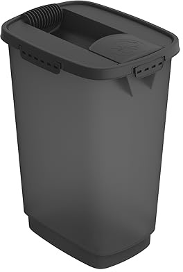 Rotho Mypet Cody Aufbewahrungsbox mit Deckel für Hundefutter 25 L Anthrazit