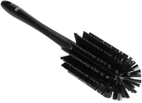 Vikan Brush, Polypropylene Polyester Stainless Steel, Black
