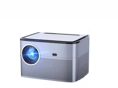 VVHUDA Proyector 1080P Auto 2K 4K Video 6G Proyector Android Smart Home Theatre Proyector portátil 3D (D como se Muestra) Small Gift