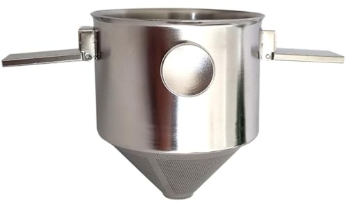 AOOPOO Filtre à Café Permanent en Acier Inox, Goutteur de Café Réutilisable avec Double Maille, Portable Porte Filtre à Café Sans Papier Pliable Filtre à Thé avec Suppor, pour Maison Bureau Voyage