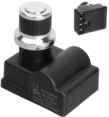 5 Auslass-Pulszünder für Nexgrill Ersatzteile, Nexgrill Igniter DHL-128-5Q Nexgrill Grillteile 720-0830X 720-0830H 720-0925P 720-0888S 720-0882A, Nexgrill 720-0958A 720-083000 HR Tact Druckknopf