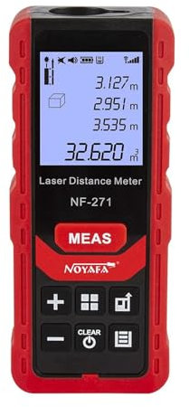 NF-271 Laser Distance Meter 40M 80M Rangefinder Tape Range Finder Measure Device Digital Ruler Test Tool(NF-271-40m)