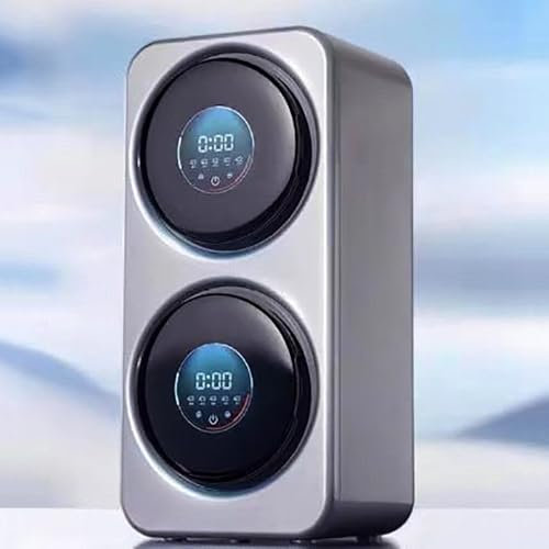 dosiwlatever Machine à Laver compacte, laveuse-sécheuse Portable combinée - Double Chambre, Seau Intelligent autonettoyant/Panneau Tactile Intelligent, séchage Haute température 65 ℃,Desktop