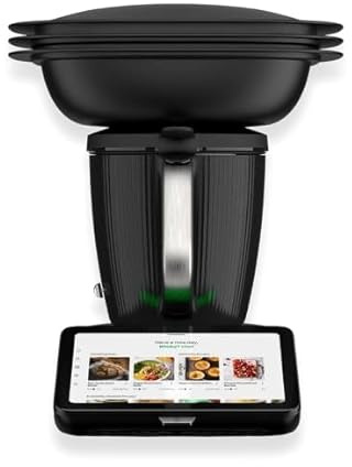NUOVO Bimby TM7 Robot da Cucina Multifunzione - BIMBY ORIGINALE - Design Elegante, Schermo Touch 10, 10.000+ Ricette Italiane Cookidoo, Cottura a Vapore Varoma