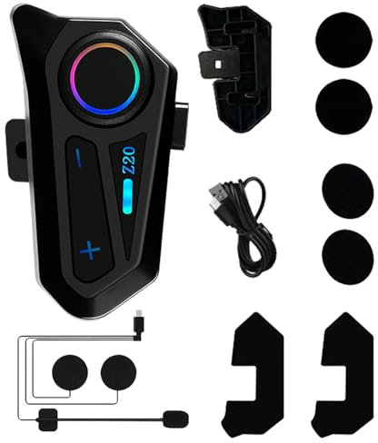 Auricolari Di Casco Motociclisti - Auricolare Wireless Semi -helmet Compatibile, Specifica Impermeabile IPX6 Per Una Chiara Qualità Del Suono | Attrezzatura Audio Di Ciclismo Ricaricabile Di Tipo C US