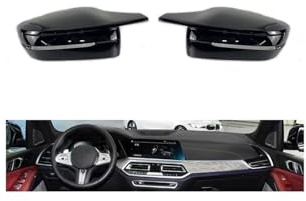 Außenspiegel-Abdeckkappen Für 3 4 5 7 Serie G20 G21 G28 G22 G11 G12 G30 G38 Auto Seite Flügel Rückspiegel Abdeckung Spiegelkappe(Left Hand Drive)