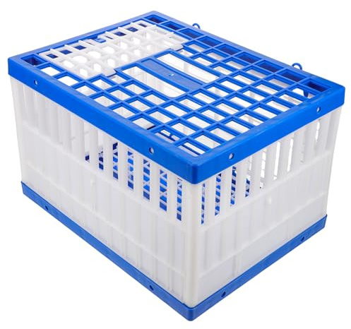 Alasum Jaula Portátil Plegable para Palomas 40X29X25 CM Caja de Entrenamiento y Transporte de Aves Ligera para Competición y Viaje Uso Doméstico